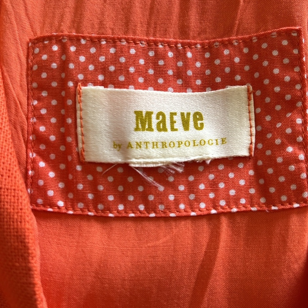 Anthropologie Maeve Shift Embroidered Dress - Picture 5 of 5